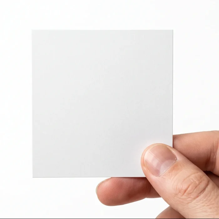 Blank Die-Cut Labels – 4.5cm × 4.5cm – Square Corner – Self-Adhesive Sticker Labels